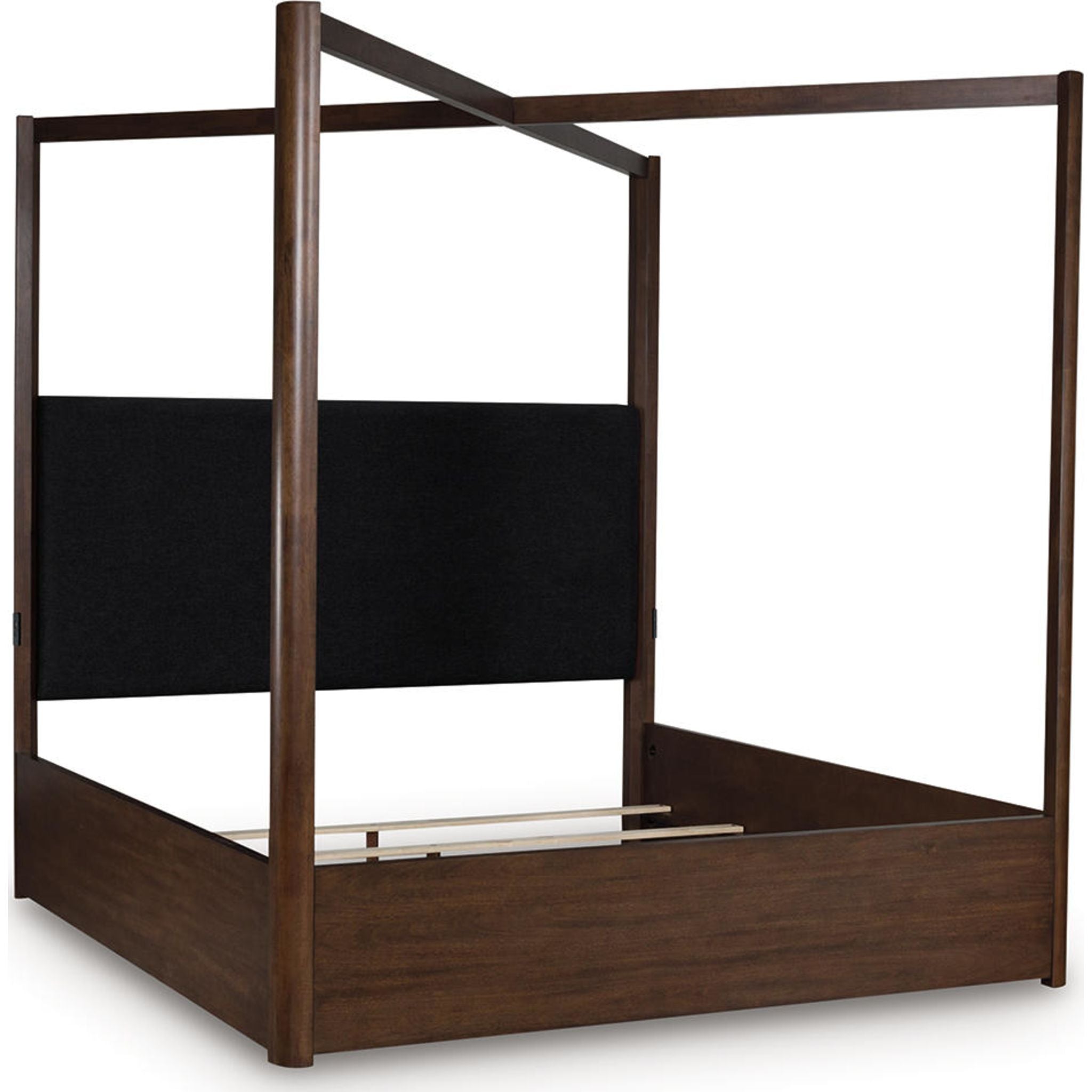 Dilenno Canopy Bed - Dark Brown