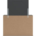 Fraluna Dresser and Mirror - Charcoal