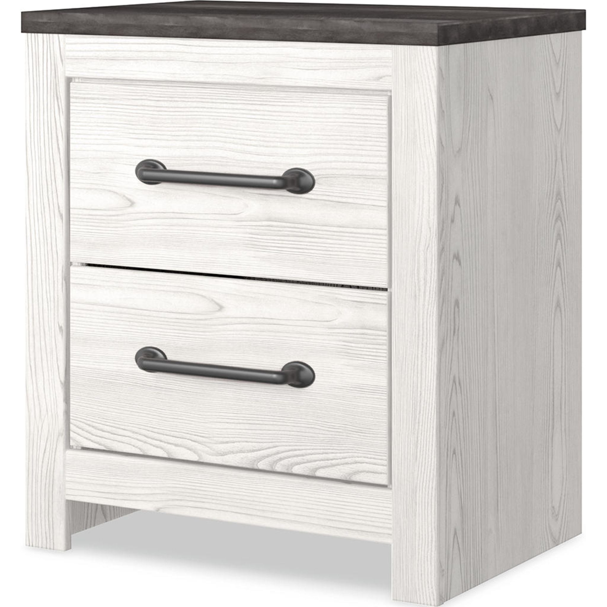 Gerridan Nightstand - White/Gray