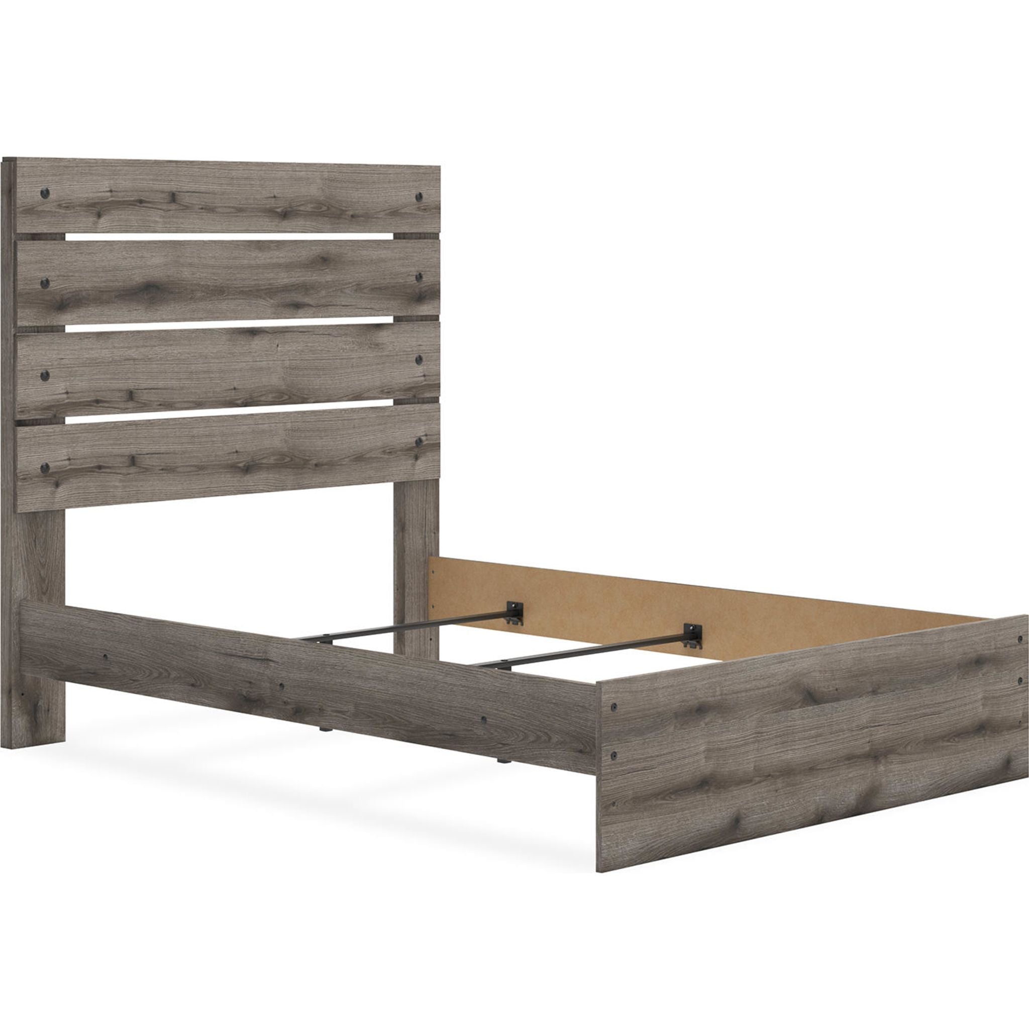 Graystorm Full Panel Bed - Brown Gray