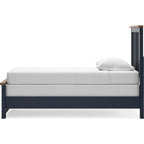 Landocken Panel Bed - Blue/Brown