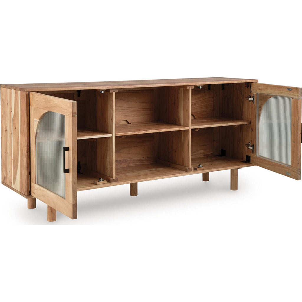 Adway Accent Cabinet - Natural Brown
