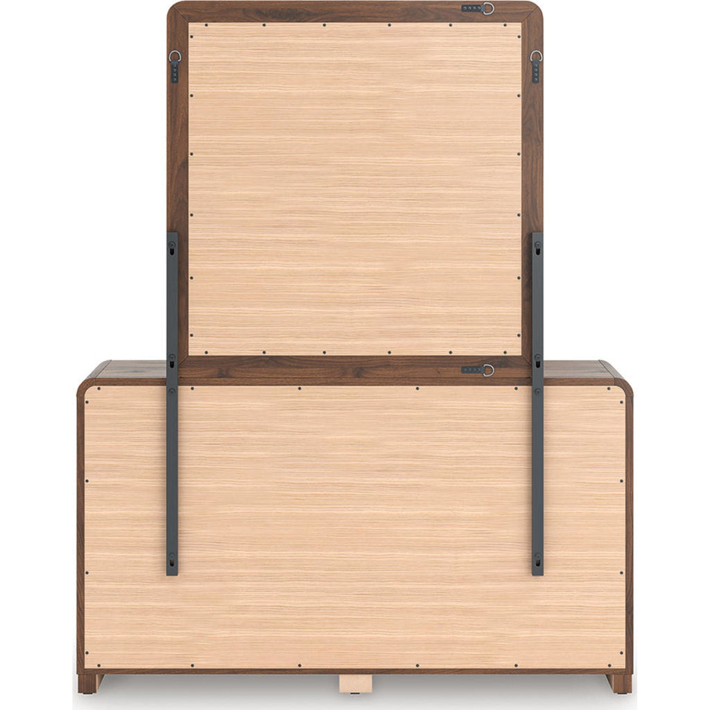 Fortlorn Dresser and Mirror - Walnut Brown
