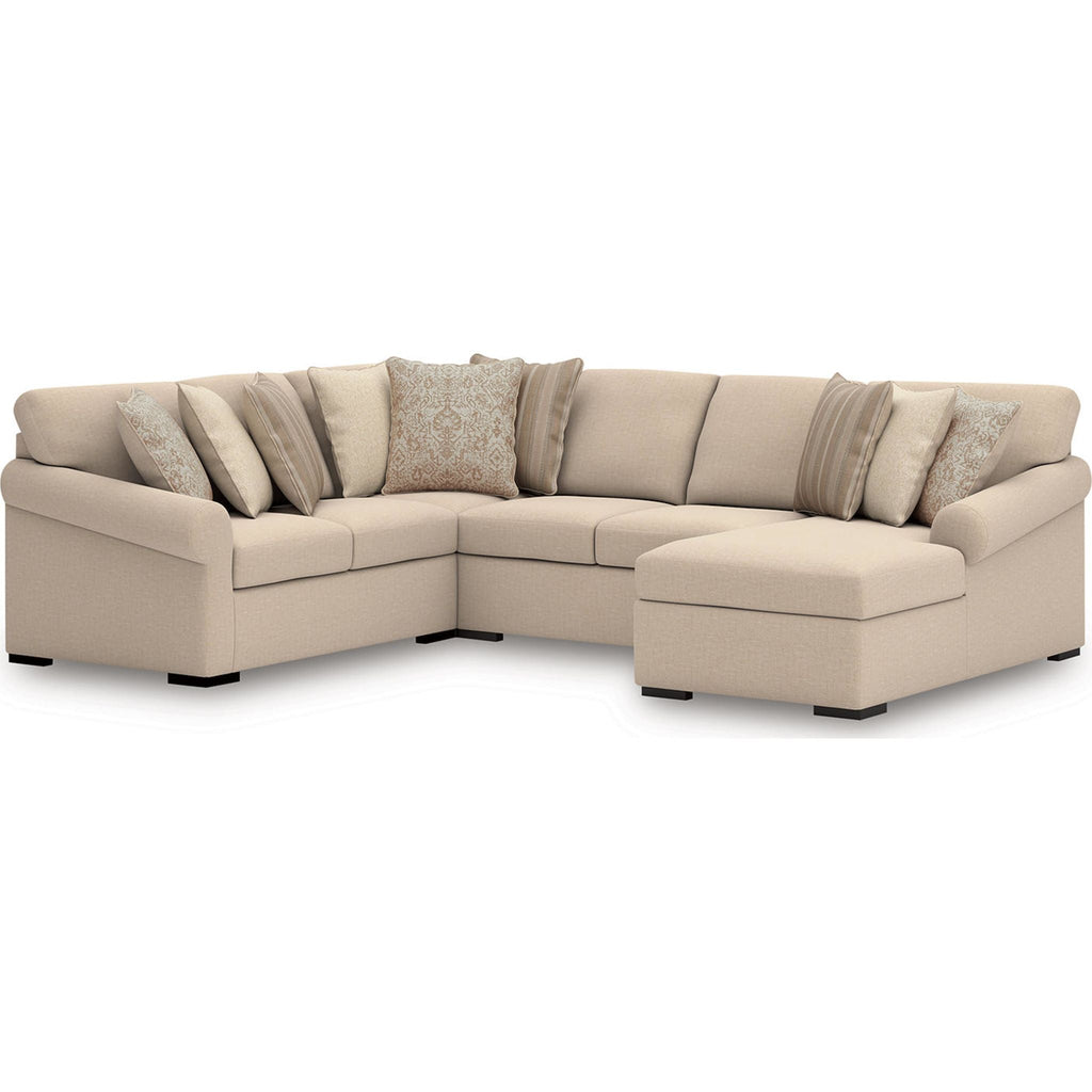 LadyMae 4 Piece Sectional with Chaise