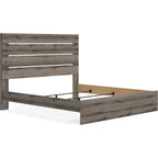Graystorm King Panel Bed - Brown Gray
