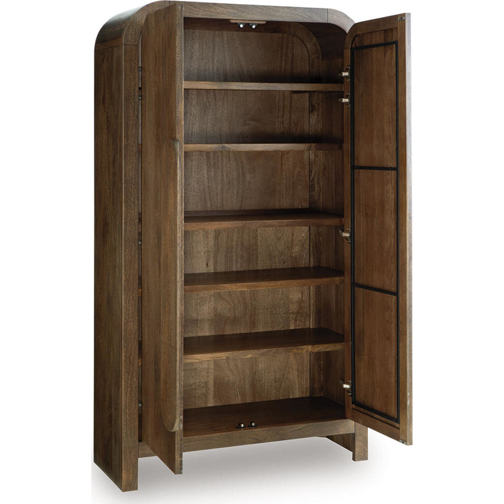 Thoren Accent Cabinet - Medium Brown