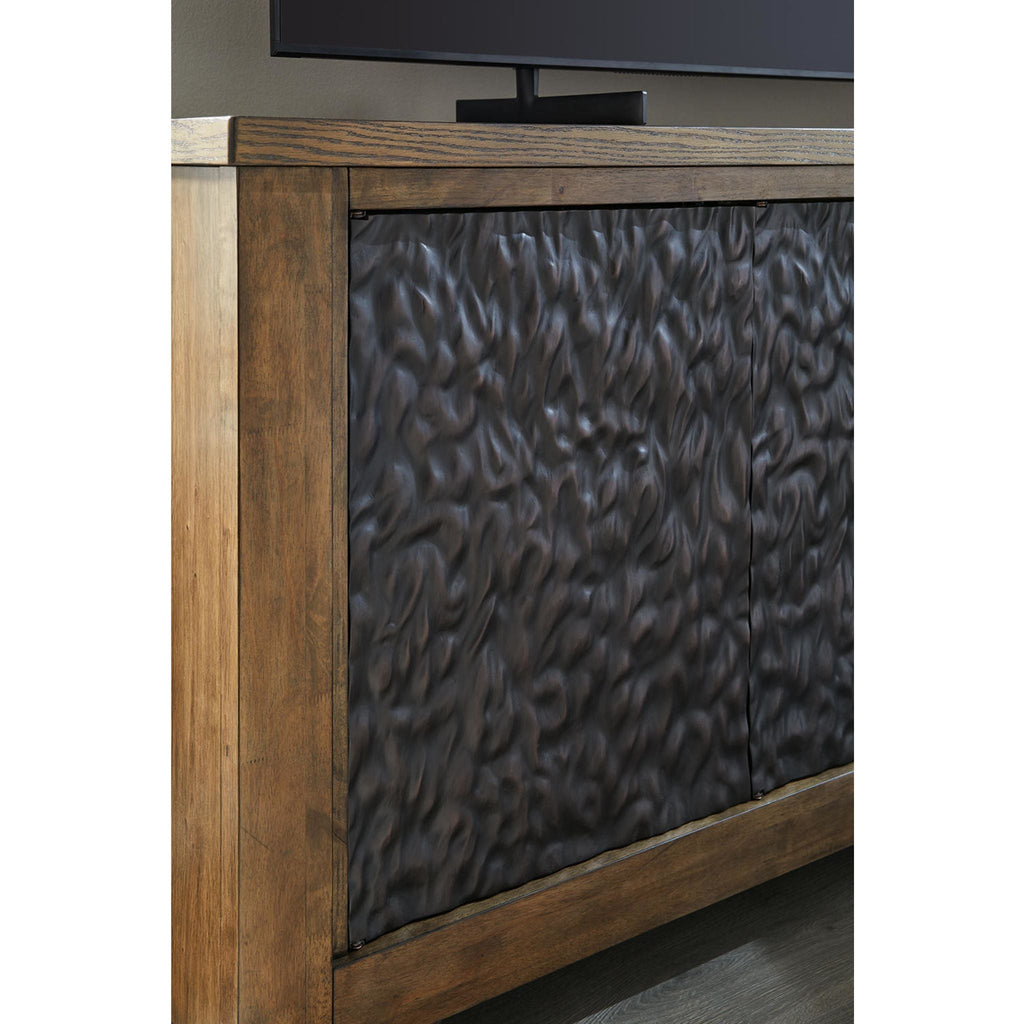 Rosswain TV Stand - Warm Brown
