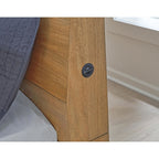 Sherbana King Panel Bed - Light Brown