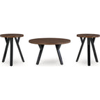 Elbrynn 3 Pack Tables - Brown/Black