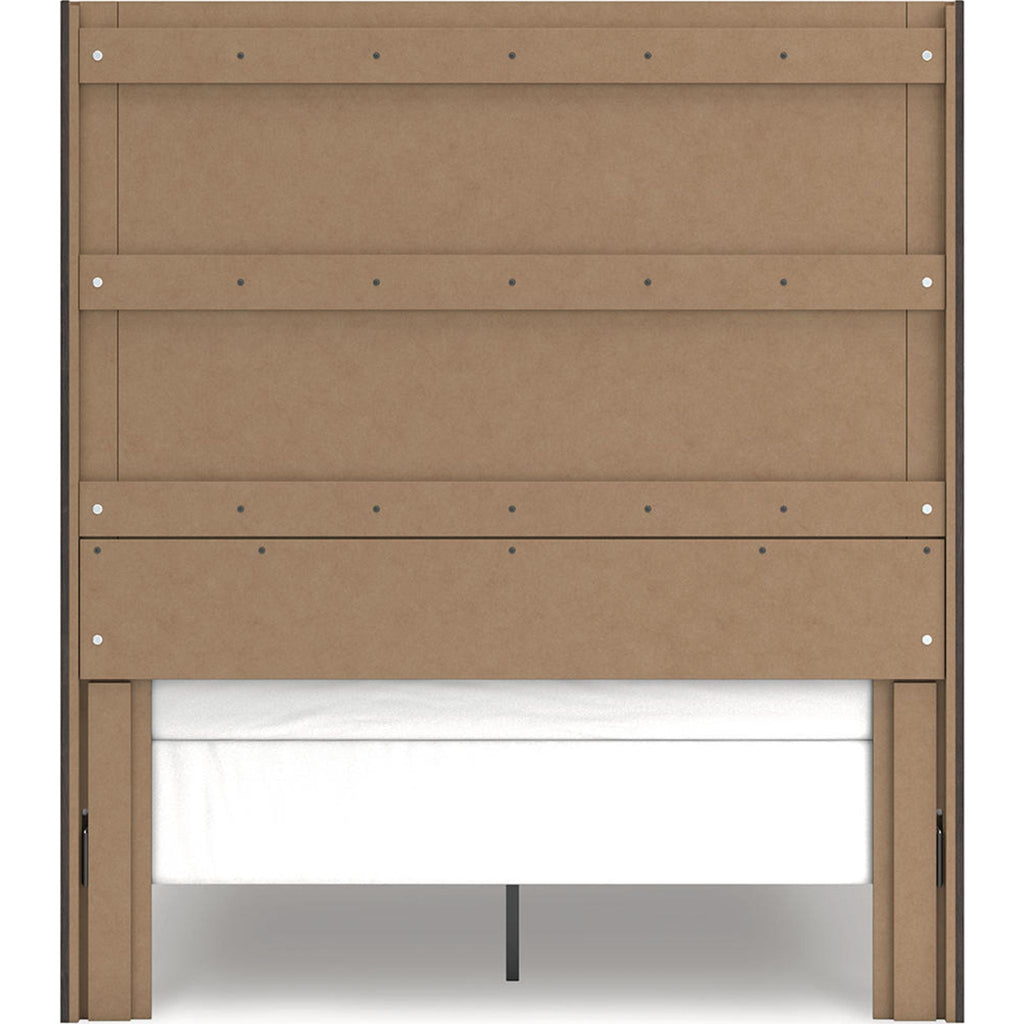 Fraluna Queen Panel Bed - Charcoal