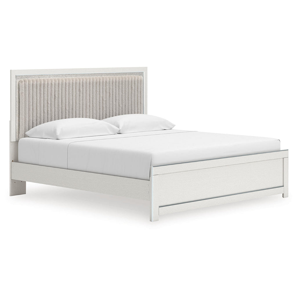 Zuraleus King Platform Bed - White