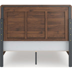 Fortlorn Queen Panel Bed - Walnut Brown