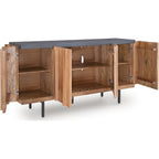 Quintavious Accent Cabinet - Brown/Charcoal