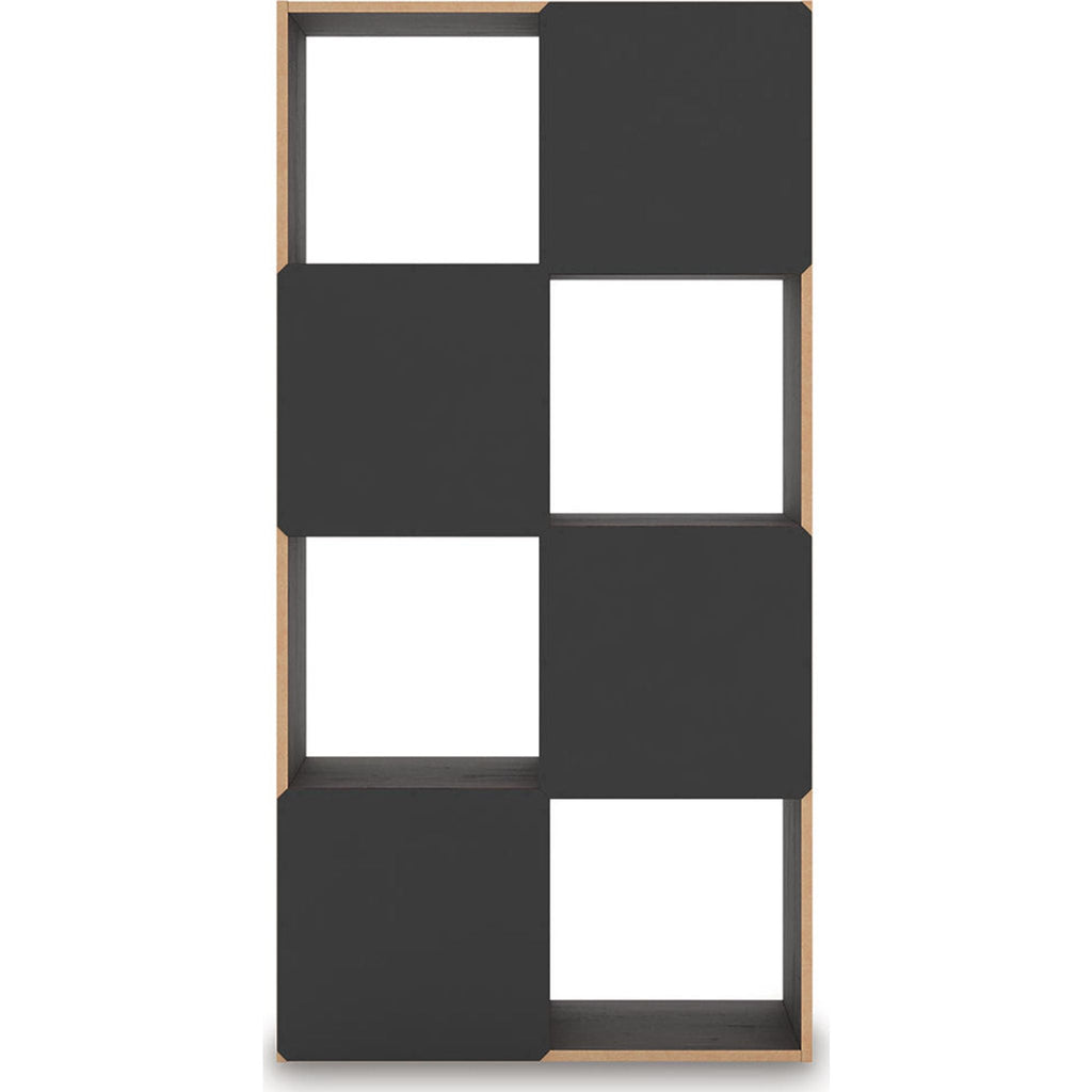 Piperton Bookcase - Charcoal