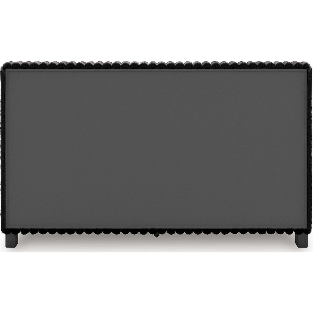 Zuraleus Queen Upholstered Bed - Black