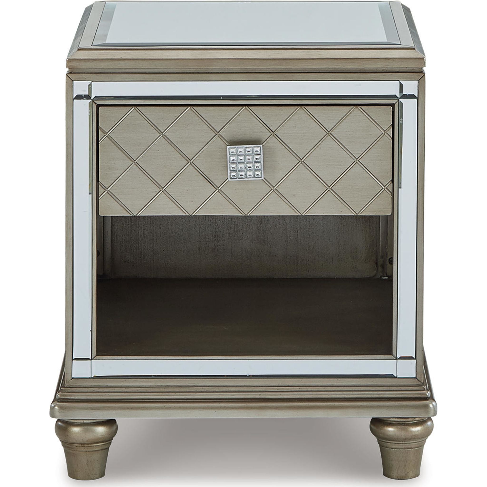 Chevanna End Table - Platinum