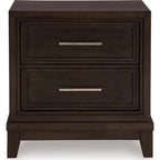 Neymorton Nightstand - Dark Grayish Brown