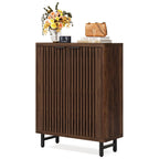 24 Pairs Shoe Storage Cabinet with Door for Entryway Living Room