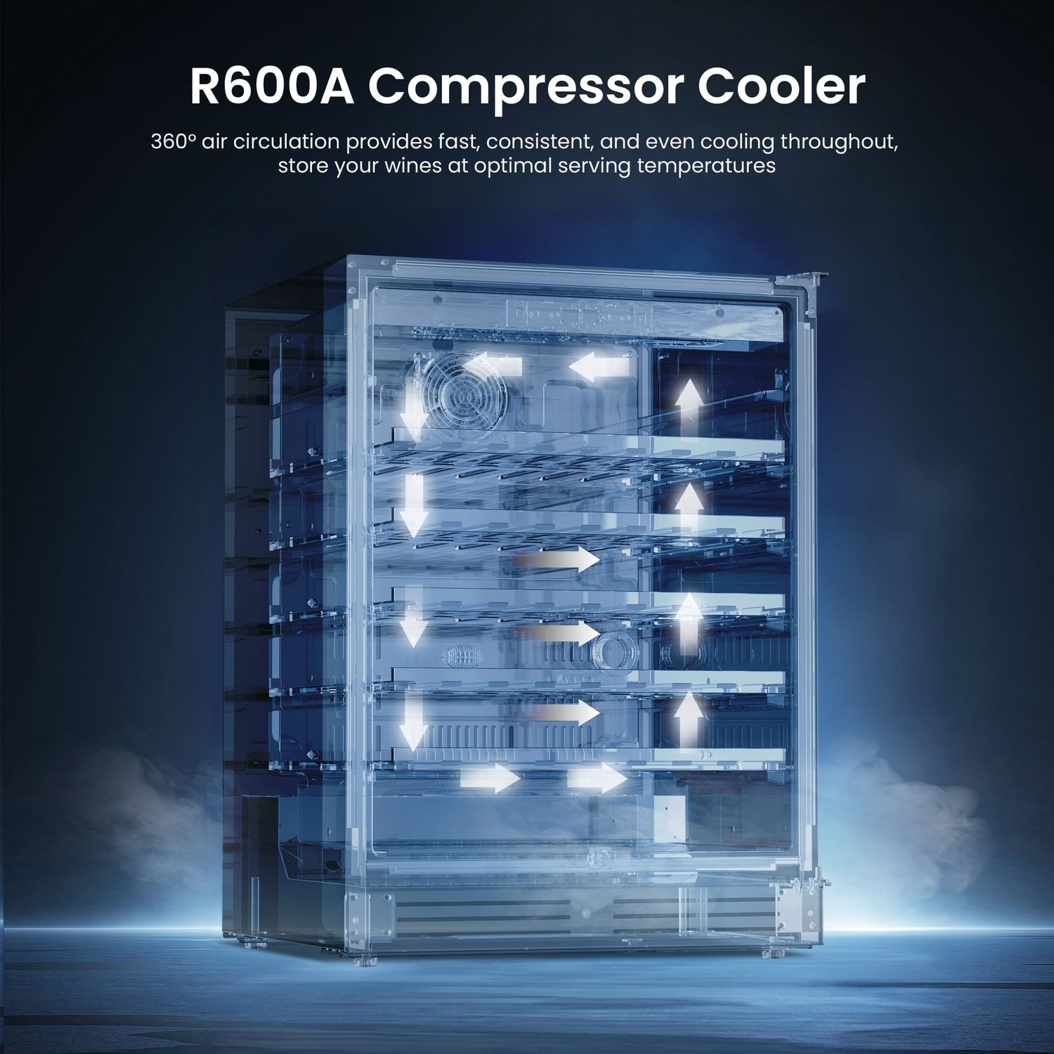 24 Inch Beverage Fridge 140 Can Beverage Refrigerator for Soda Wine Drinks - 24 inch