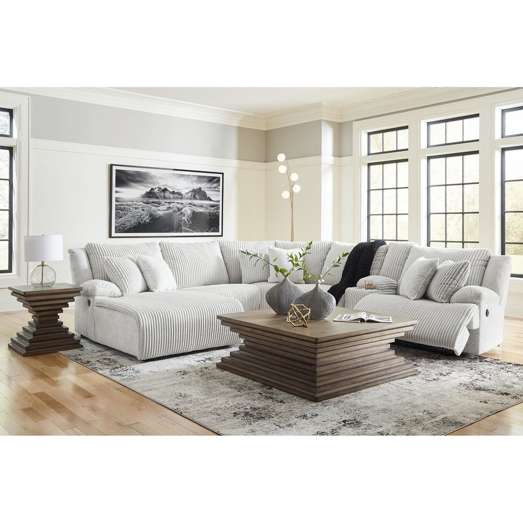 Top Tier 6 Piece Reclining Sectional with Chaise