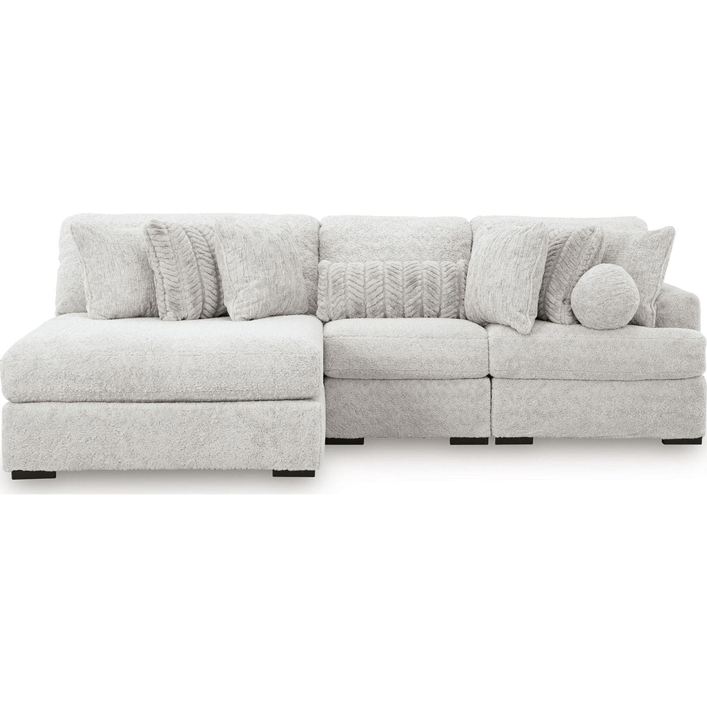 Cuddle Plush 3 Piece Modular Sectional with Chaise