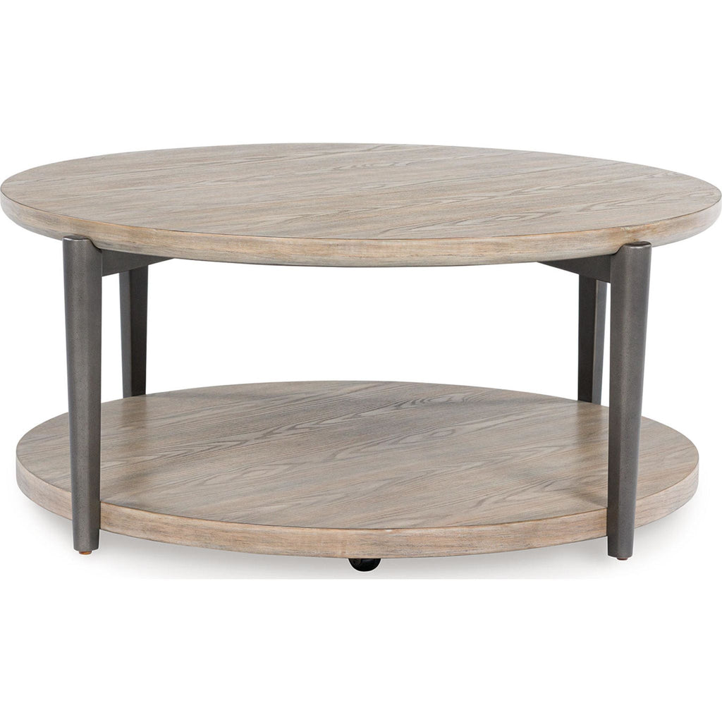 Dyonton Coffee Table - Light Grayish Brown