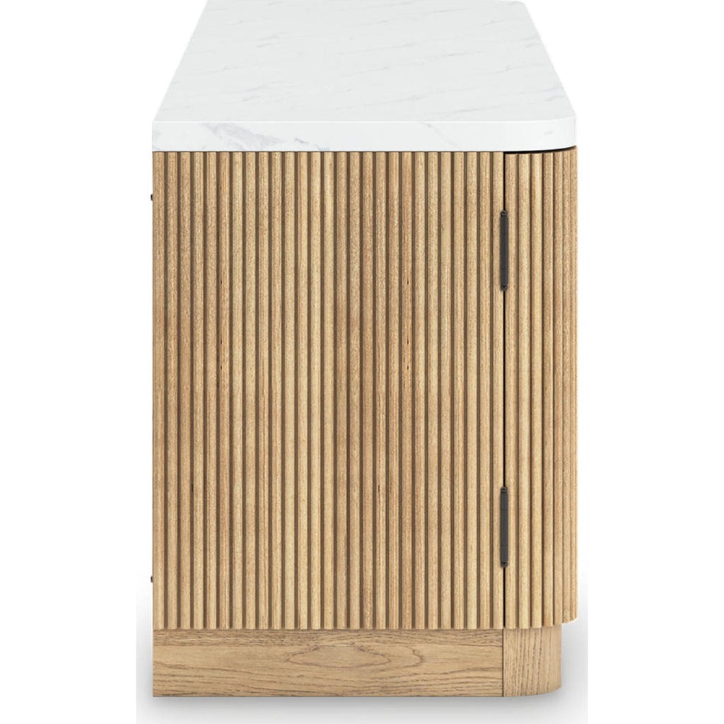 Camdill TV Stand - Light Brown