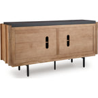 Quintavious Accent Cabinet - Brown/Charcoal