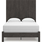 Fraluna Queen Panel Bed - Charcoal