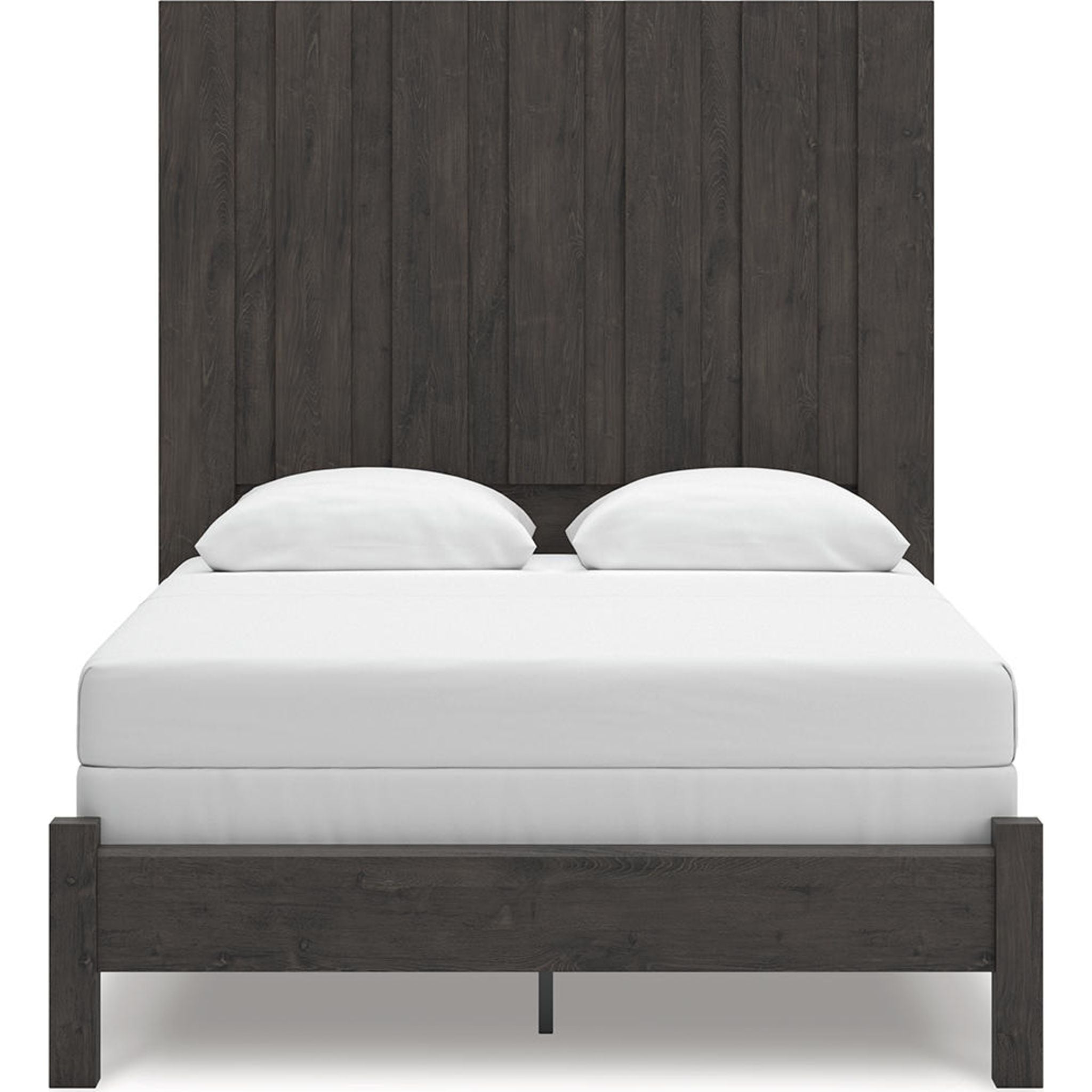 Fraluna Queen Panel Bed - Charcoal