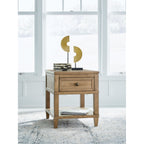 Sharlance End Table - Light Brown