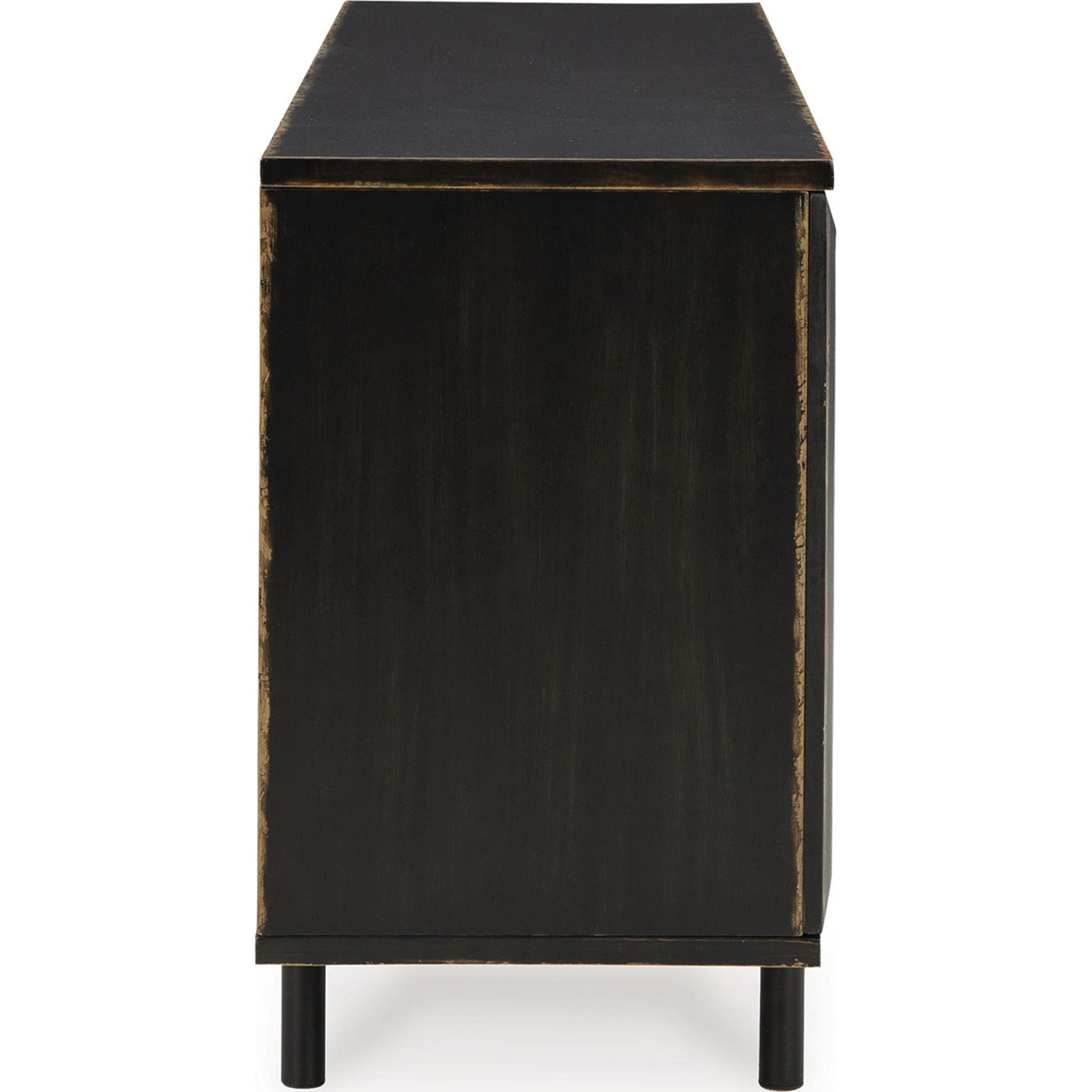 Fair Ridge Accent Cabinet - Distressed Black