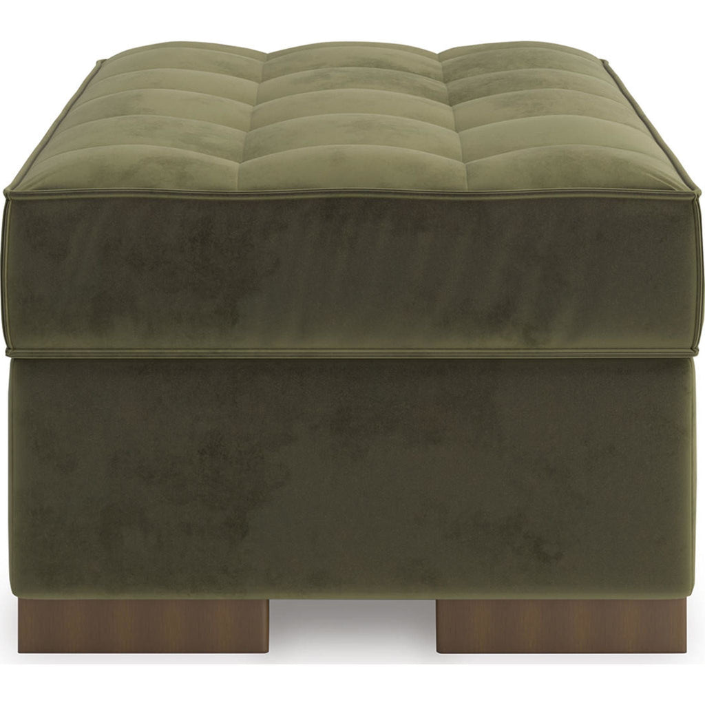 Caspian-Town Oversized Accent Ottoman - Olive