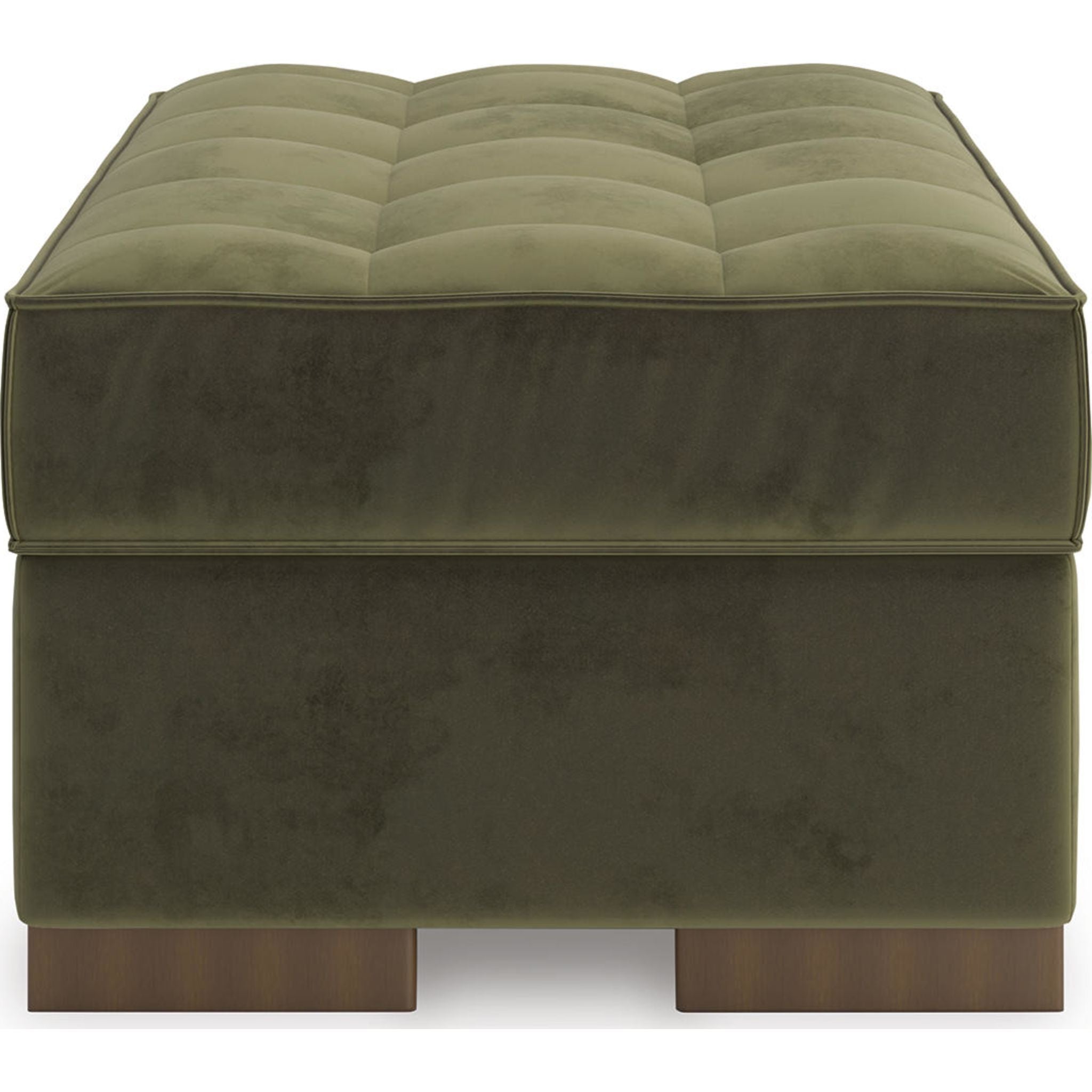 Caspian-Town Oversized Accent Ottoman - Olive