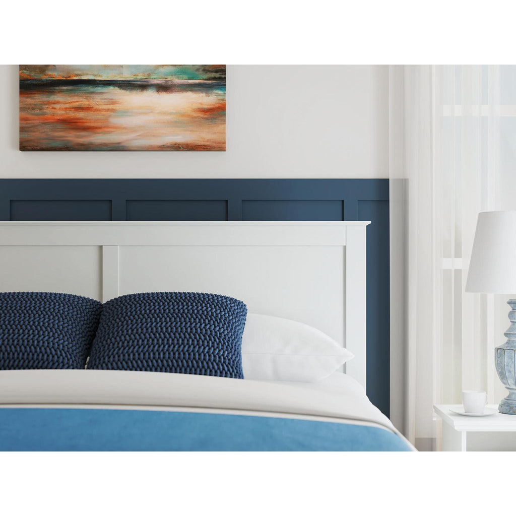 Bostwick Shoals Panel Bed - White