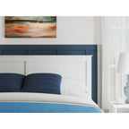 Bostwick Shoals Panel Bed - White