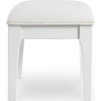 Chalanna Vanity Stool - White