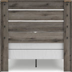 Graystorm Full Panel Bed - Brown Gray