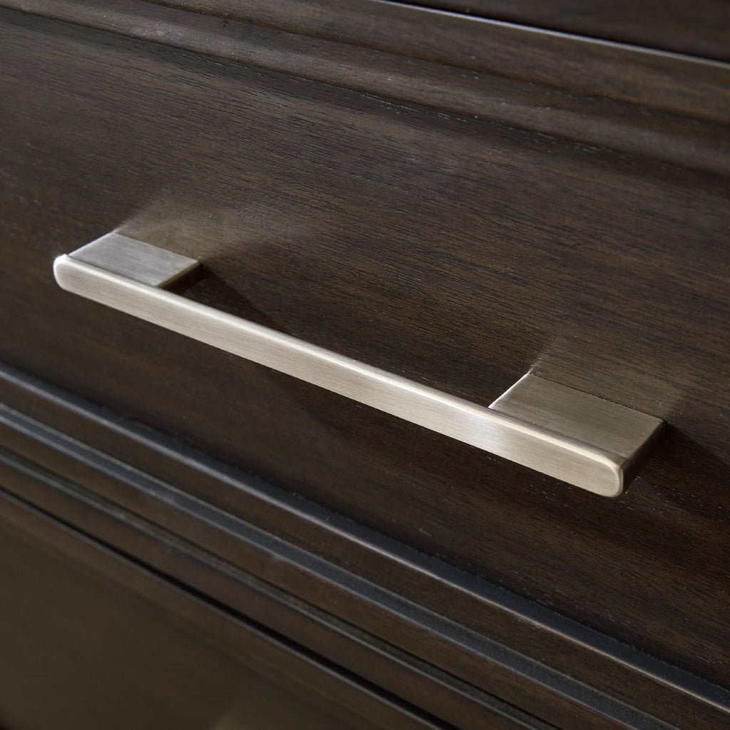 Neymorton Dresser and Mirror - Dark Grayish Brown