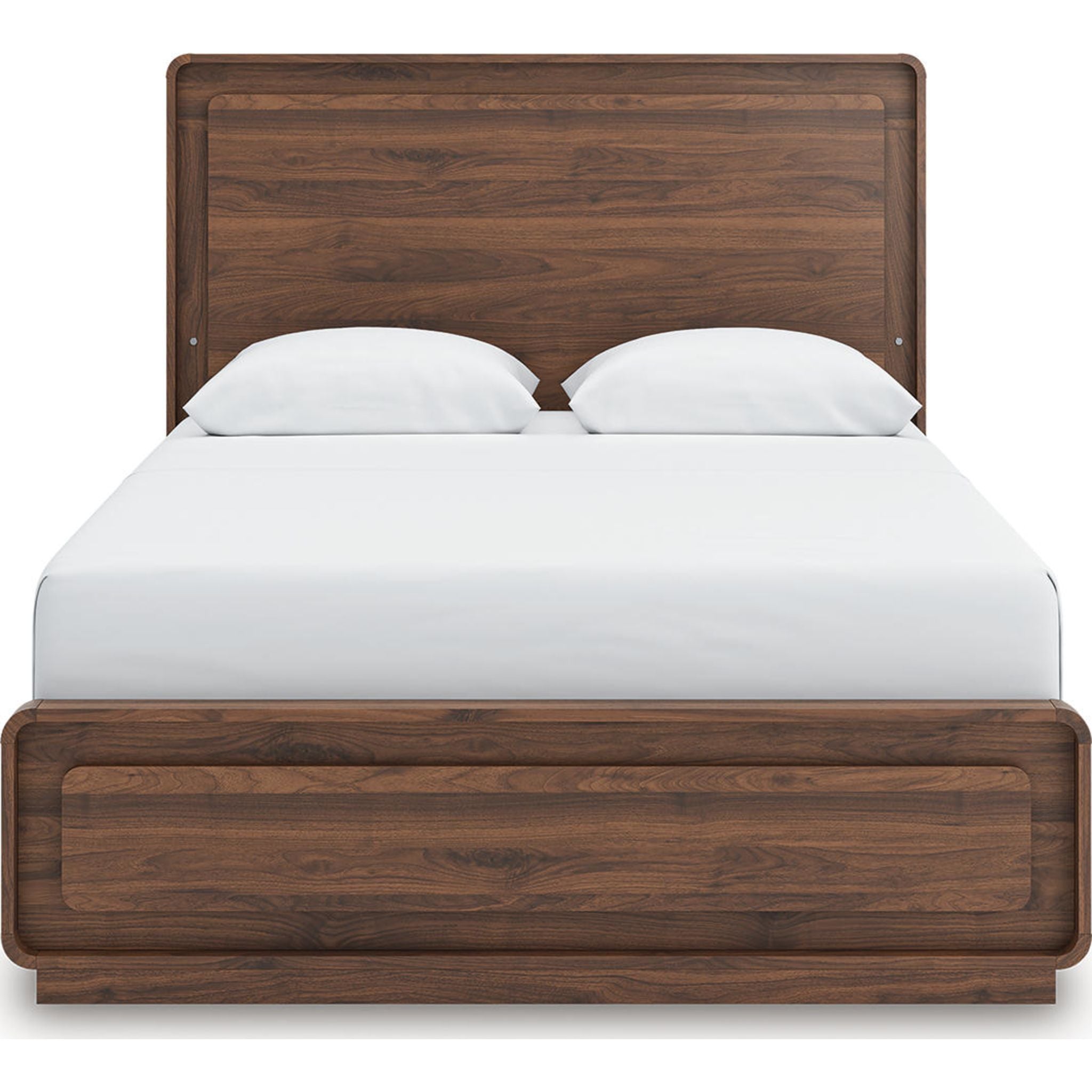 Fortlorn Queen Panel Bed - Walnut Brown