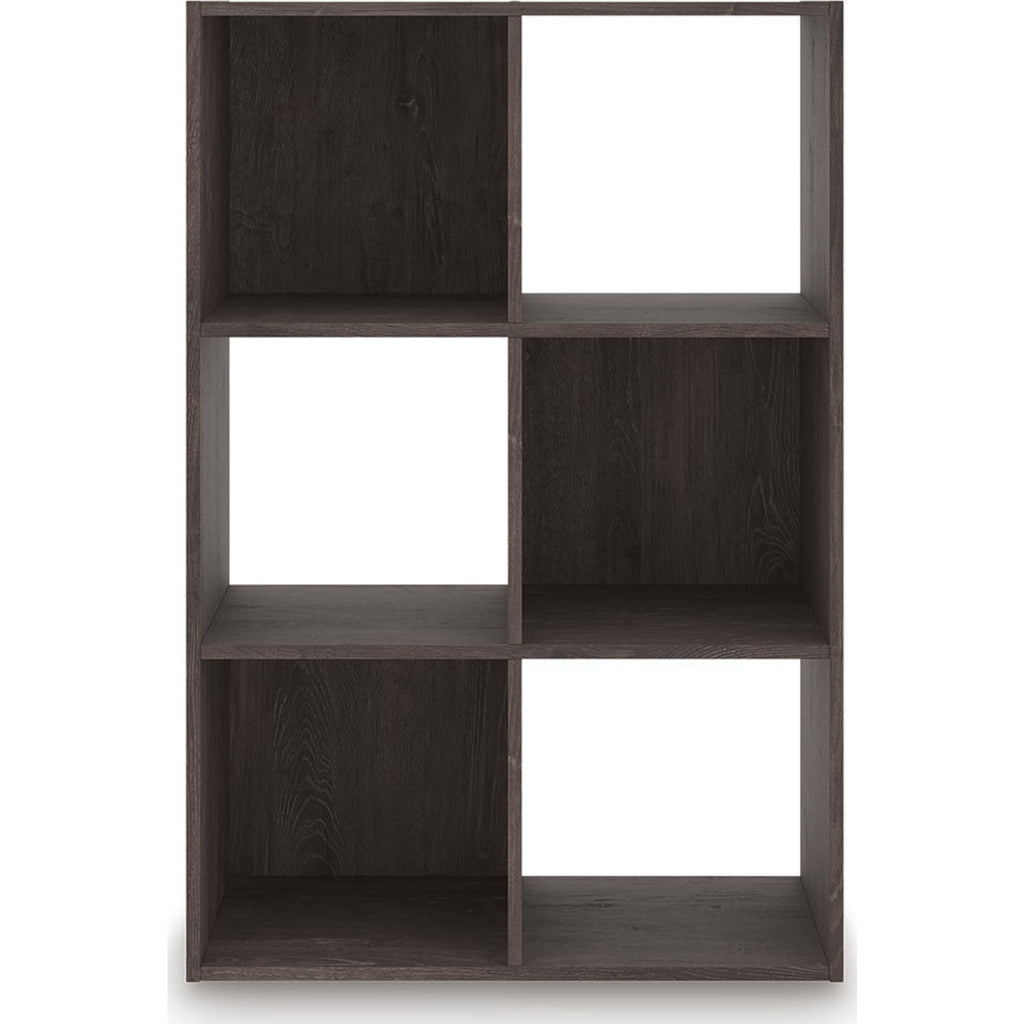 Piperton Bookcase - Charcoal