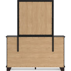 Covetown 6 Piece Queen Panel Bedroom - Dark Brown