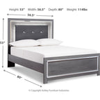 Lodanna Full Panel Bed - Gray