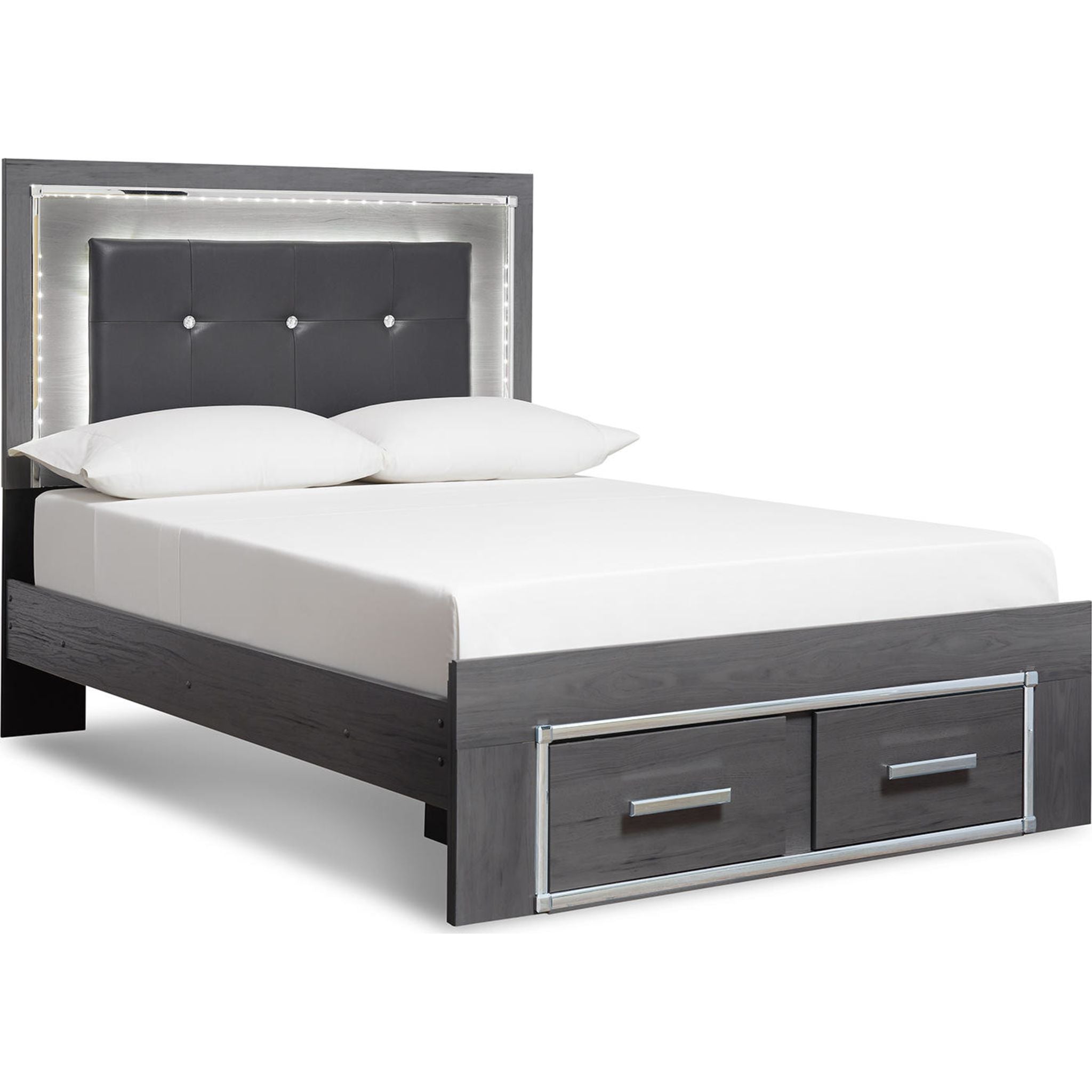 Lodanna Full Storage Bed - Gray