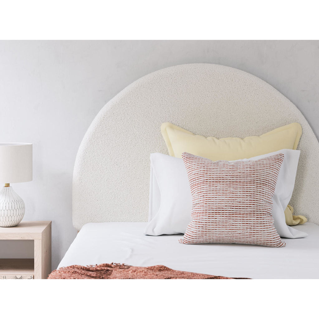 Arloster Platform Bed - Tan/White