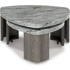 Surmour Stacked Coffee Table - Gray/Brown