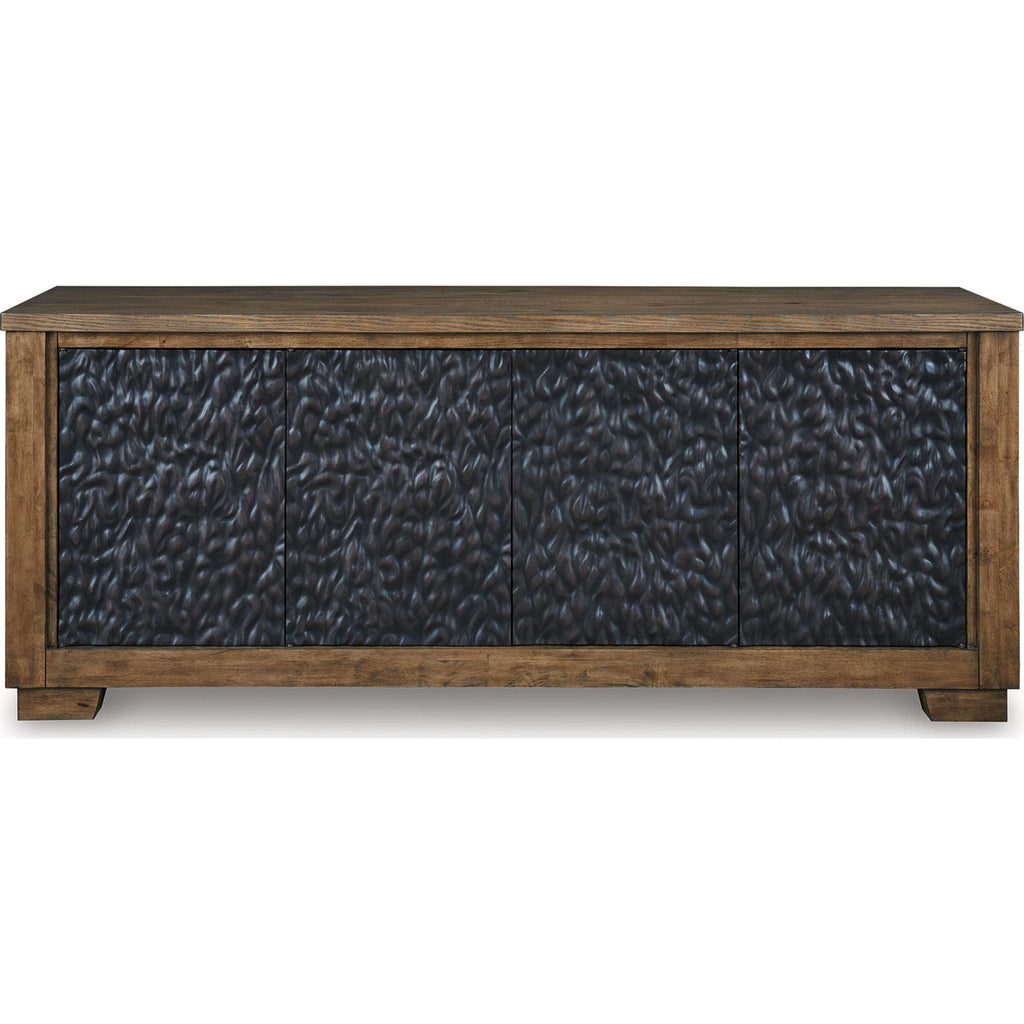 Rosswain TV Stand - Warm Brown