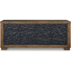 Rosswain TV Stand - Warm Brown