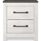 Gerridan Nightstand - White/Gray