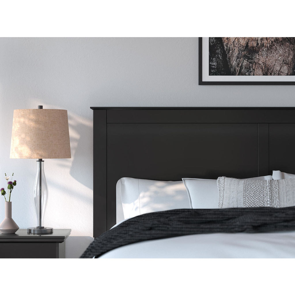 Maribel Panel Bed - Black